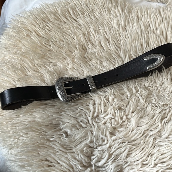 Urban Outfitters Black leather belt - Picture 3 of 7